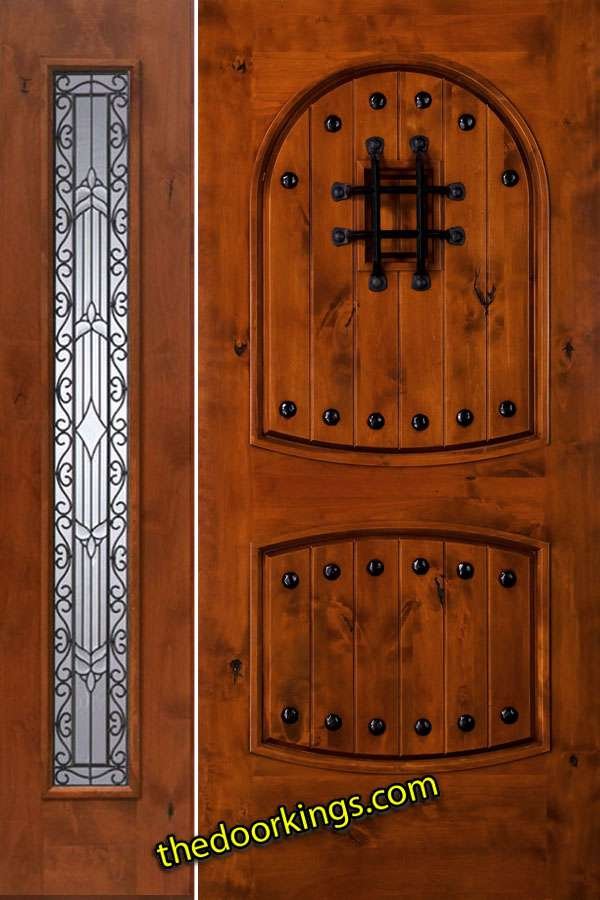 sw01 knotty alder with one iron classic sidelite
